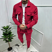 Matthias | Herren Zweiteiler Set - Rot