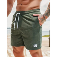 Maximilian | Herren Badeshorts mit Kordelzug - Grün