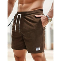 Maximilian | Herren Badeshorts mit Kordelzug - Braun