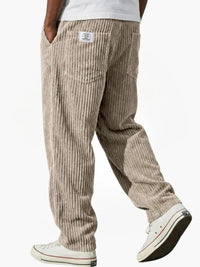 Maximilian | Herren Elegante Komfort-Cordhose - Khaki