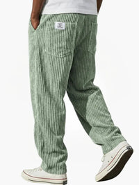 Maximilian | Herren Elegante Komfort-Cordhose - Hellgrün