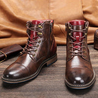 Maximilian | Herren Klassische Oxford Schnürstiefel - Standard