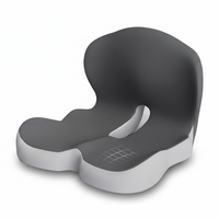 Sitzkissen Memory Foam Haltung Büro Stuhl Auto Sitz - Grau