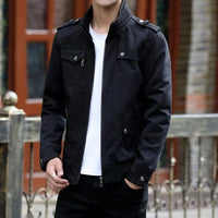 Alexander | Herrenjacke mit Taschen - Schwarz