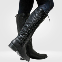 Mia | Orthopädische Komfort Stiefel - Schwarz
