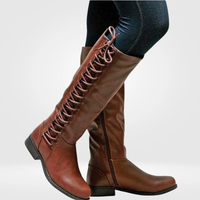 Mia | Orthopädische Komfort Stiefel - Braun