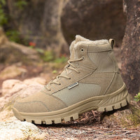 Herren Stiefeletten mit Schnürsenkeln - Braun