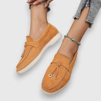 Gerda | Damen Loafer Fußgewölbestütze Gepolstert – Komfort Loafer Support 2026 - Orange