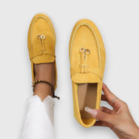 Gerda | Damen Loafer Fußgewölbestütze Gepolstert – Komfort Loafer Support 2026 - Gelb
