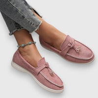 Gerda | Damen Loafer Fußgewölbestütze Gepolstert – Komfort Loafer Support 2026 - Rosa