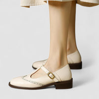 Olivia | Orthopädische Mary-Jane Schuhe - Beige