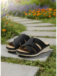 Mila | Elegante Sandalen Damen Trend - Schwarz