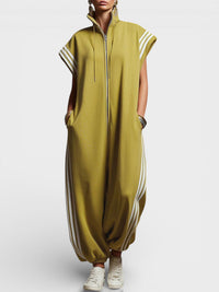 Shelena – Eleganter Urbaner Overall - Gelb
