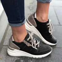 Mia | Damen Orthopädische Plateauschuhe - Schwarz