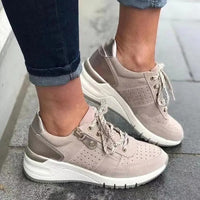 Mia | Damen Orthopädische Plateauschuhe - Khaki