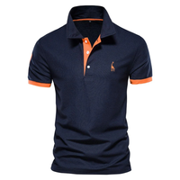 Oskar | Herren Poloshirt Klassisch - Marineblau