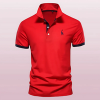 Oskar | Herren Poloshirt Klassisch - Rot