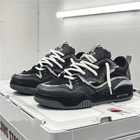 Pascal | Herren Moderne Freizeit Sneaker - Schwarz