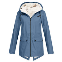 AMELIA - Outdoor-Regenmantel für Damen - Blau