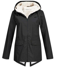 AMELIA - Outdoor-Regenmantel für Damen - Schwarz