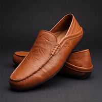 Elias | Bequeme Slip-On Polster-Loafers für stilvolle Auftritte - Brun
