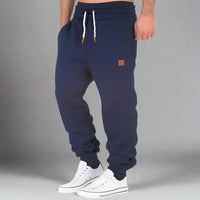 Rainer | Herren Relaxed Fit Kordelzug Jogginghose - Marineblau