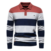 Ralph | Herren Klassischer Strickpullover - Rot