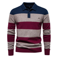 Ralph | Herren Klassischer Strickpullover - Blau