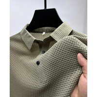 Raphael | Herren Strukturiertes Freizeit Poloshirt - Beige