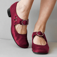 Damen Sandalen Riemen Schnalle Freizeit Alltag - Rot