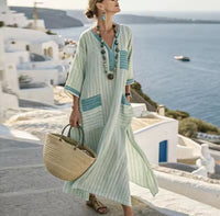 Selma | Elegantes Maxikleid - Blau