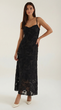 Valentina | Maxikleid - Schwarz