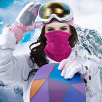 CozyGuard™ Thermo Halswärmer mit schützendem Bandana-Design - Rosa