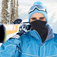 CozyGuard™ Thermo Halswärmer mit schützendem Bandana-Design - Schwarz
