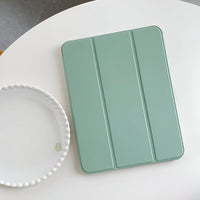 iPad Hülle Slim Silikon Magnetisches Smart Case - Mintgrün