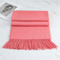 Schal Frauen Fransen Winter - Rosa
