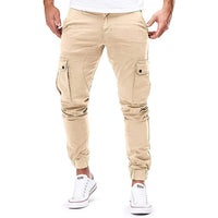 Schmale Cargo-Jogger-Hose für Herren - Beige