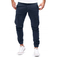 Schmale Cargo-Jogger-Hose für Herren - Marineblau
