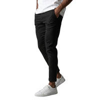 Schmale Chino-Hose für Herren - Schwarz