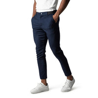 Schmale Chino-Hose für Herren - Blau
