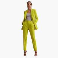 Seraphima | Damen Blazer Anzug Set mit Hose - Gelb