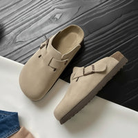 Damen Sandalen Schlupfclogs Alltag - Beige