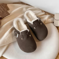Damen Sandalen Schlupfclogs Alltag - Weiß Dunkelbraun