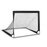 Fußballnetz Weltmeisterschaft Netz Outdoor Training Garten - Schwarz