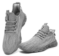 Speed | Herren leichte Laufschuhe Mesh Sportschuhe - Grau