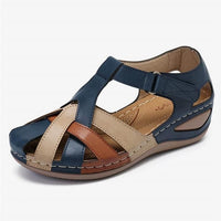 Millie | Lässige Keilsandalen für Frauen - Blau