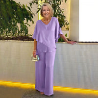 Sol | Elegantes Zweiteiler-Set - Violett