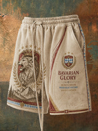 Herren-Shorts mit deutschem bayerischem Glanzmuster - als bild