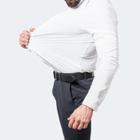 Jonathan | Herren Knitterfreies Stretchhemd - Weiß