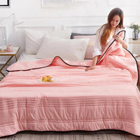 Decke Bett Wohndecke Kuscheldecke Warm Groß Schlafzimmer - Rosa